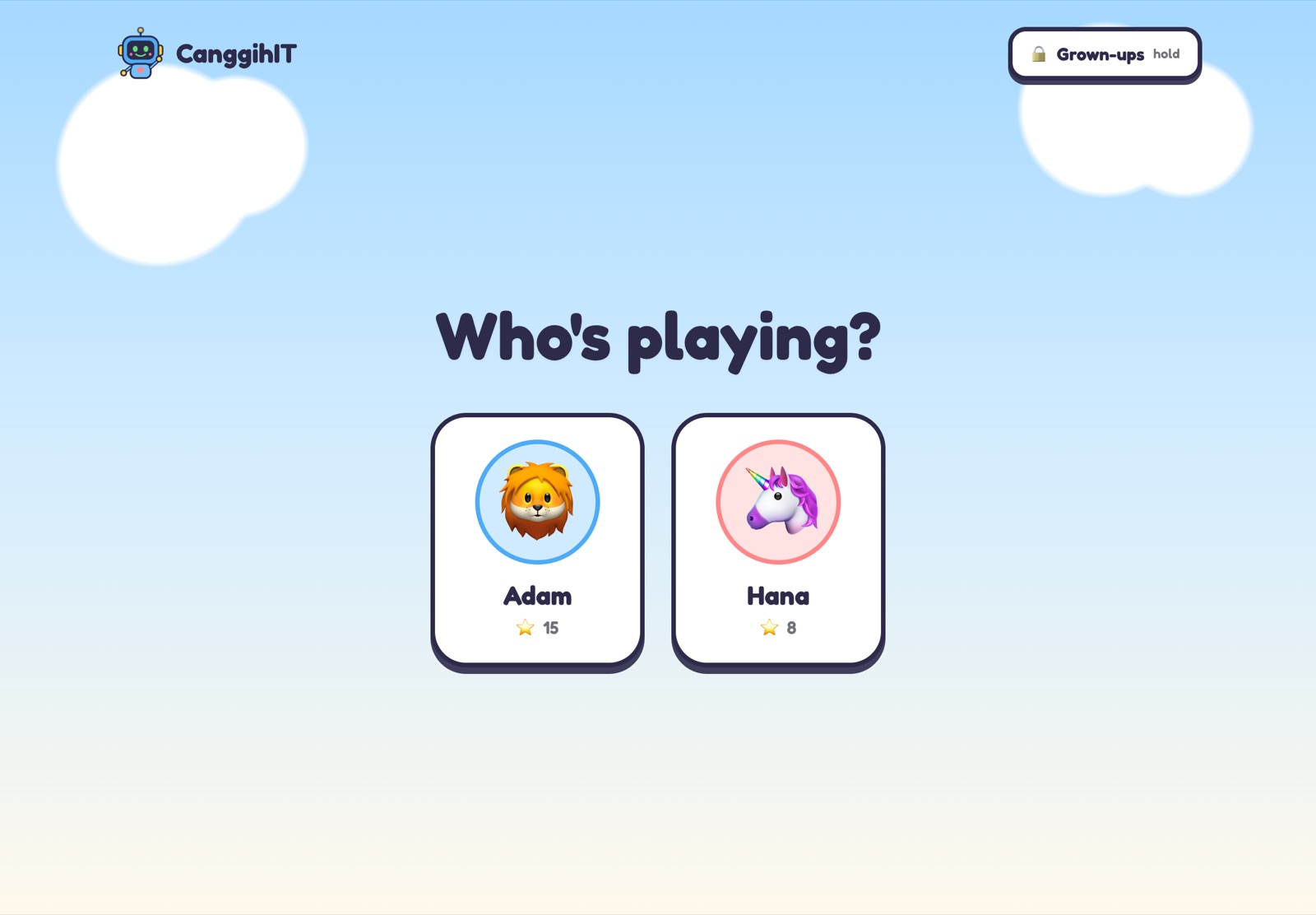 Who's playing?: a profile for each child