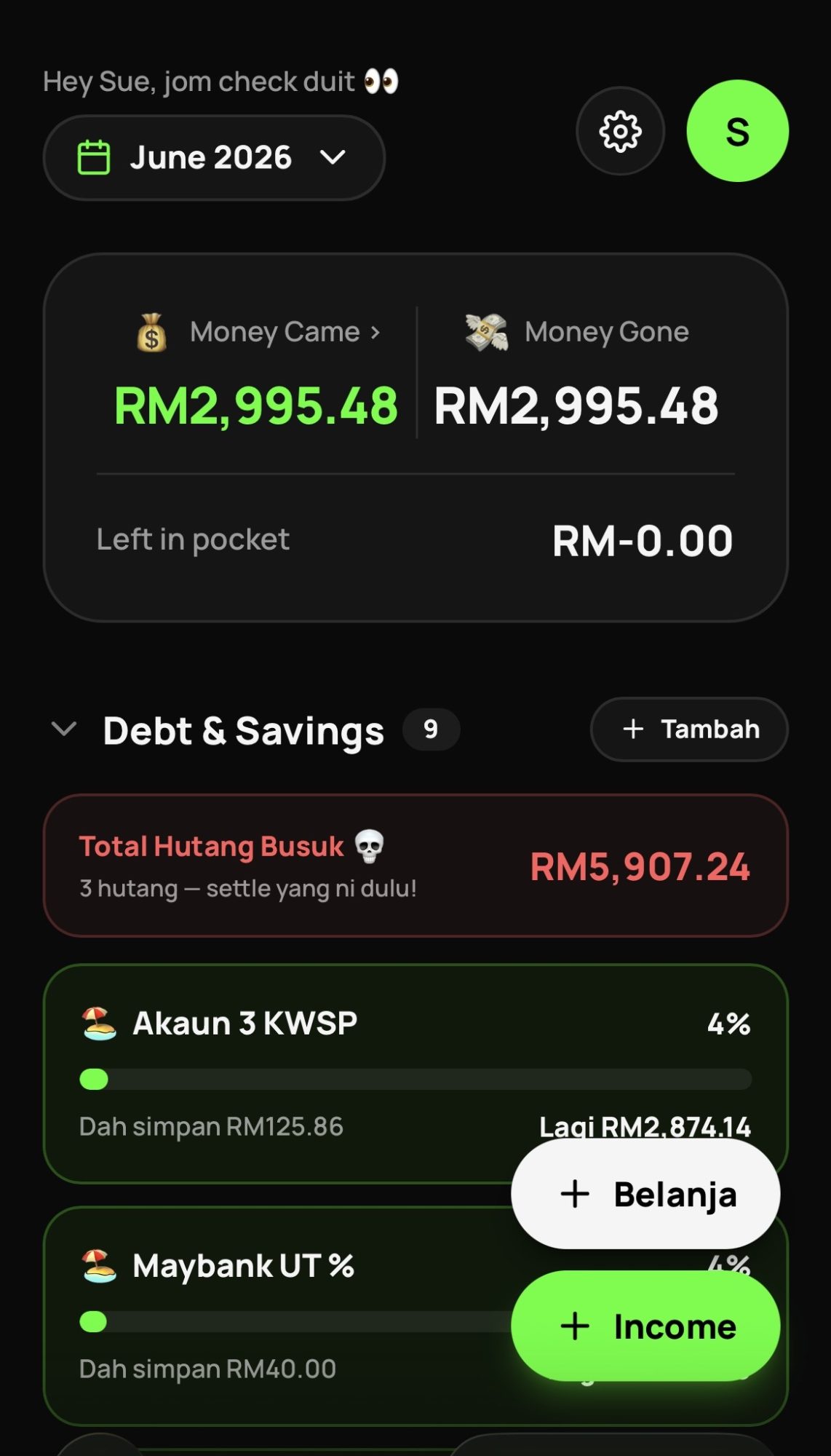 Money Comes, Money Goes