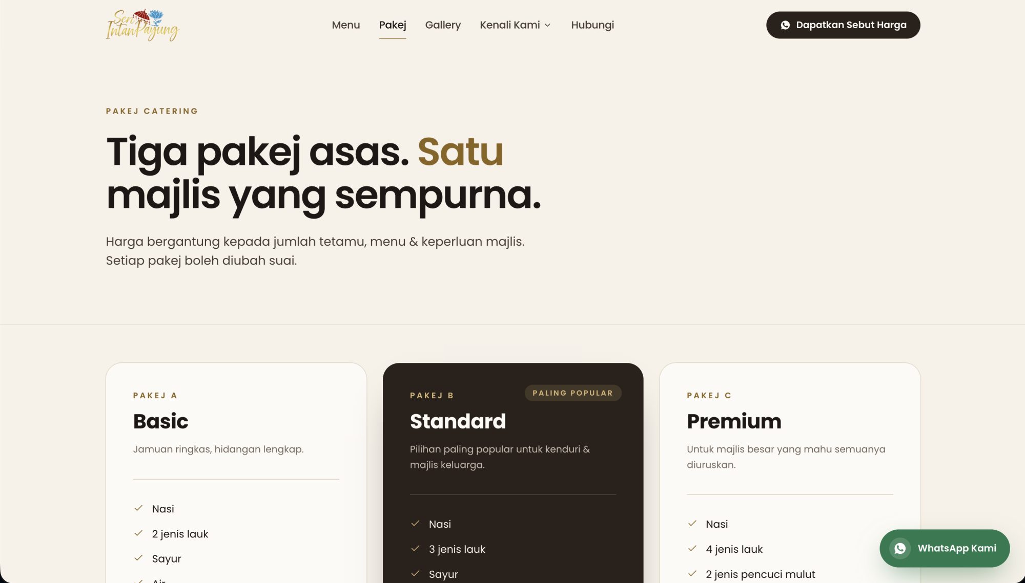Seri Intan Payung Catering